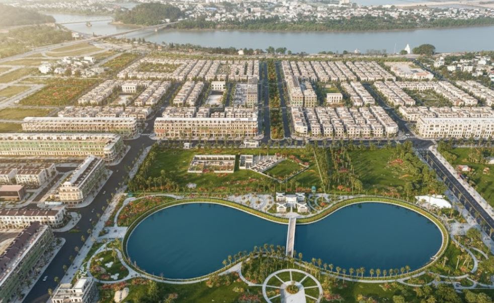 Hồ điều hòa Heragon City Nam Ngạn rộng 2ha