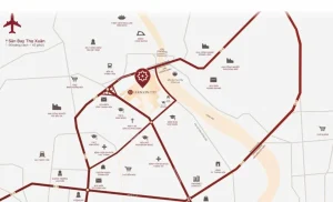 Vị trí Heragon City Nam Ngạn